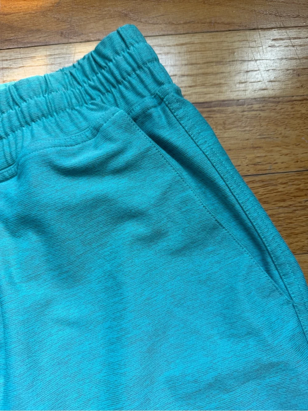 Outdoor Voices Turquoise Drawstring Athletic Shorts